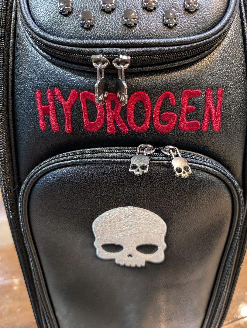 あ*様 HYDROGEN スカルデザイン キャディバッグ