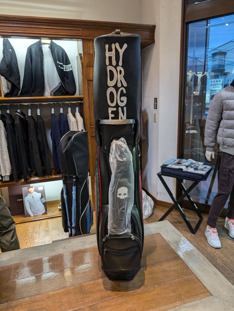 あ*様 HYDROGEN スカルデザイン キャディバッグ