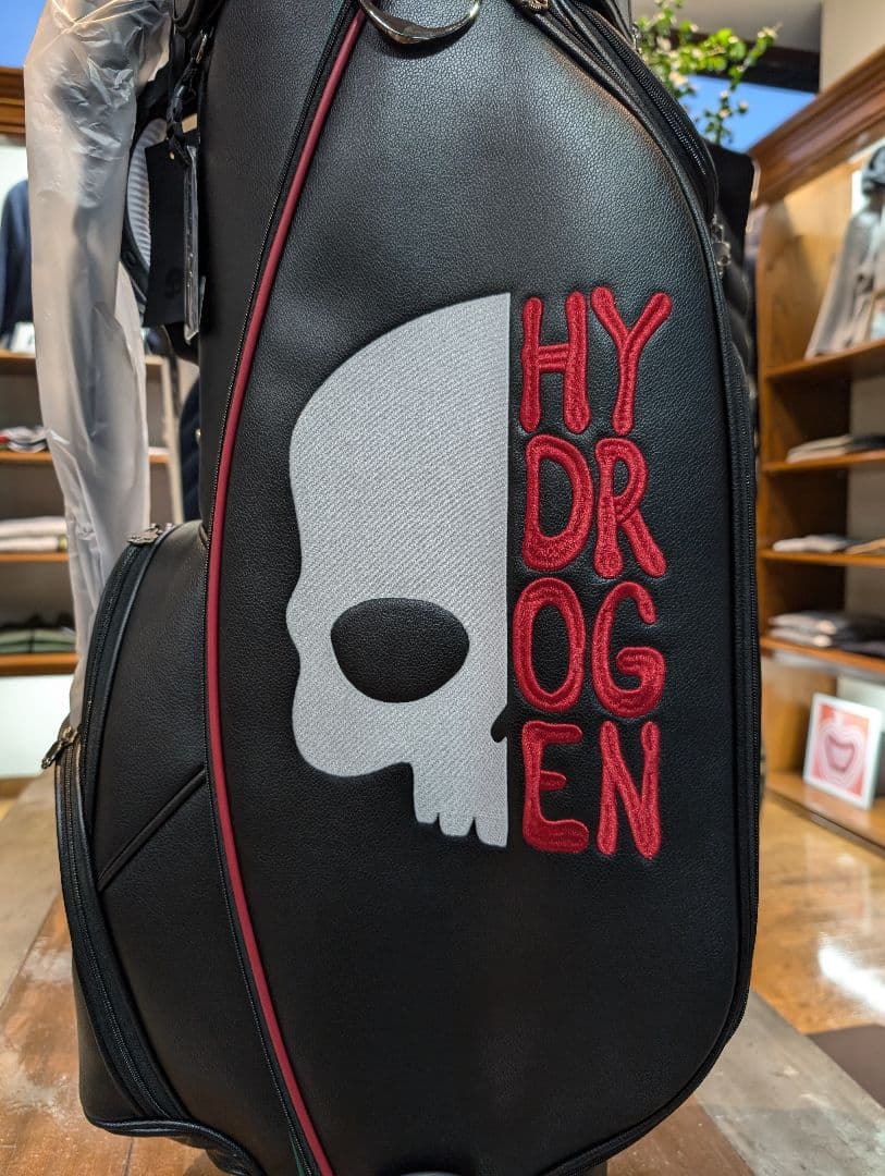 あ*様 HYDROGEN スカルデザイン キャディバッグ