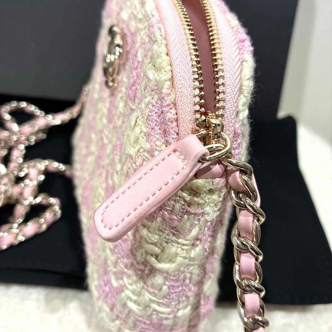 CHANELシャネル ショルダーバッグ チェーンバック　ノベルティ　ピンク