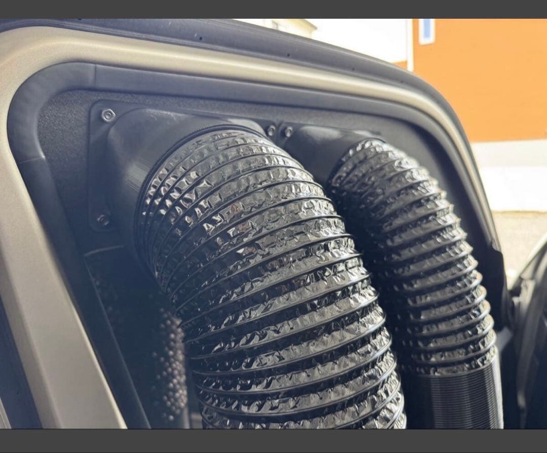 ハイエース用 エコフロー ウェーブ 2 . 3 吸換気ダクト 組立済