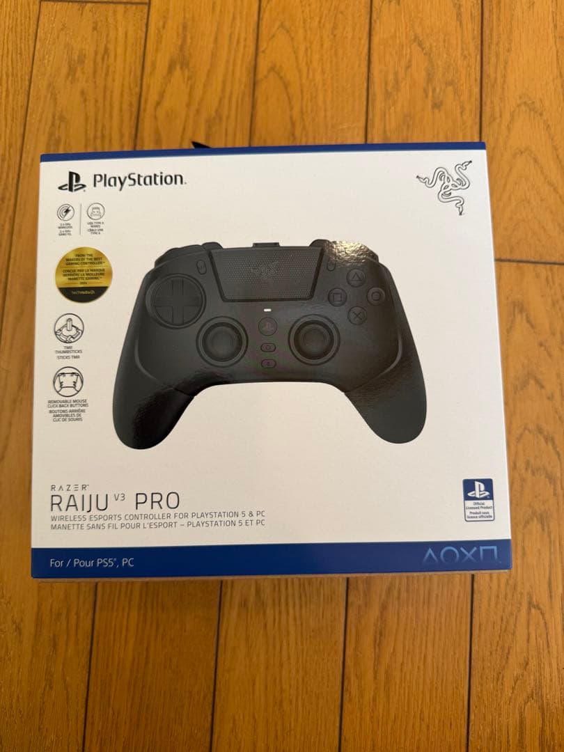 RAIJU V3 PRO コントローラー ブラック