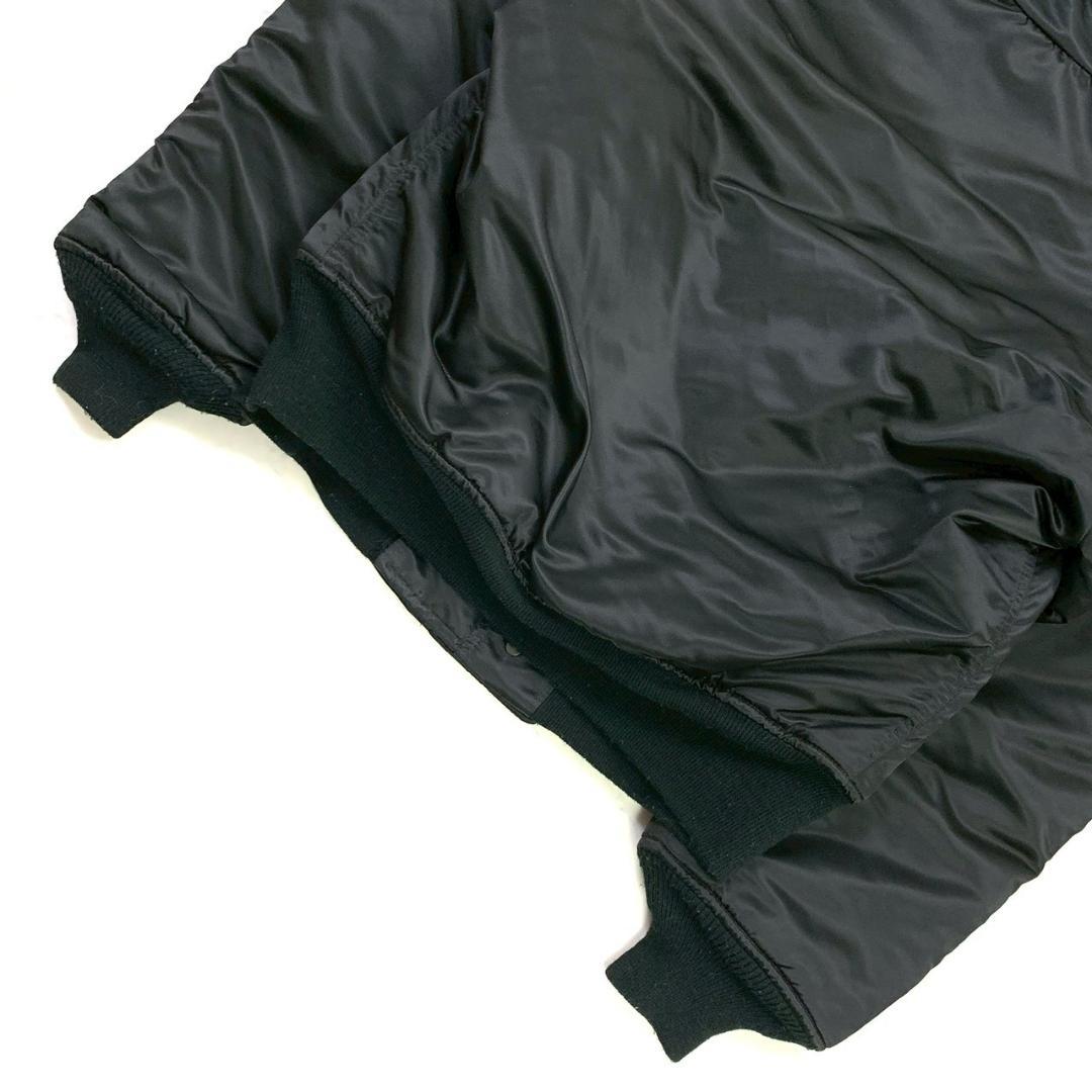 USA製★CORINTH N-2B コヨーテファー 短丈 ブラック L　D922