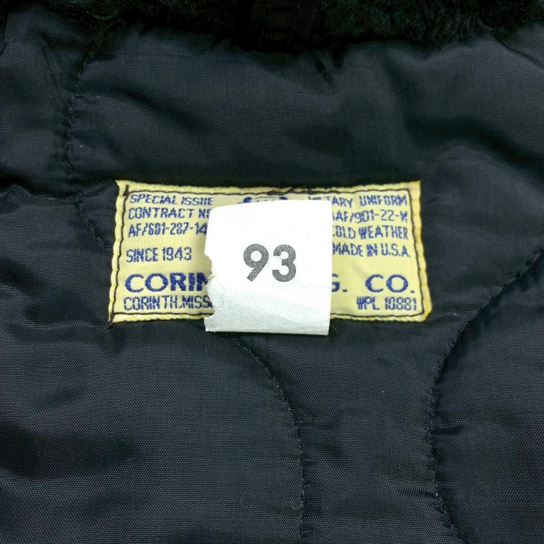 USA製★CORINTH N-2B コヨーテファー 短丈 ブラック L　D922