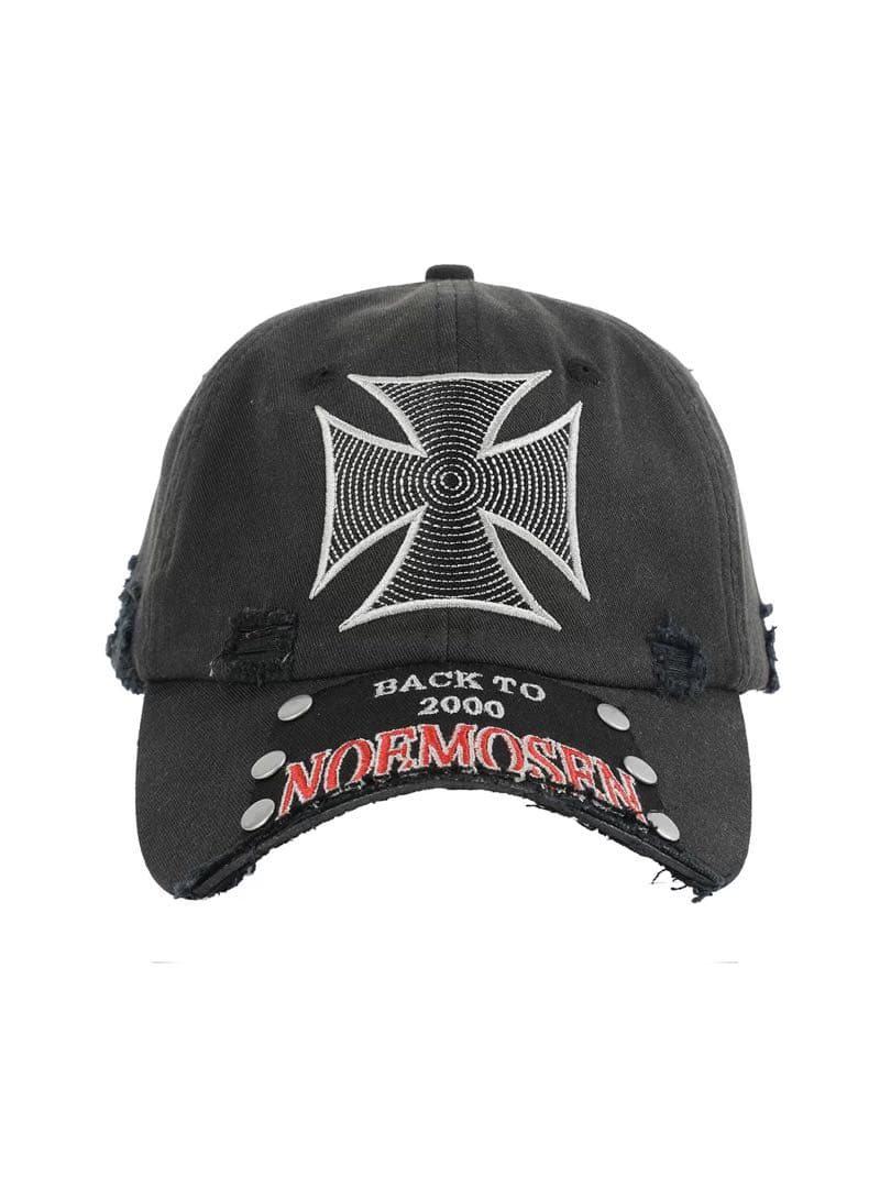 no E mosen ピークキャップ バックトゥ2000デニムキャップ 男女兼用