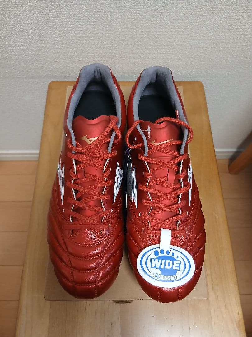 サッカー スパイク ミズノ モナルシーダ ネオ3 ワイド エリート 26cm 赤