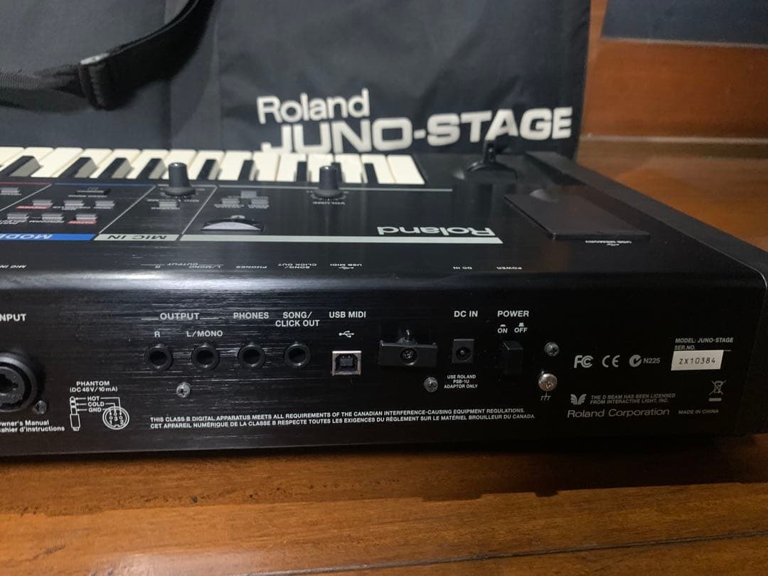 Roland JUNO-STAGE 純正ケース・付属品フルセット シンセサイザー