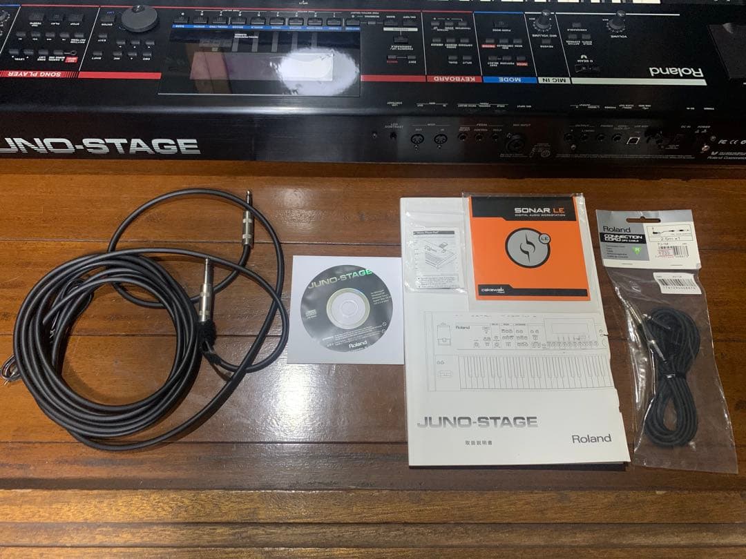 Roland JUNO-STAGE 純正ケース・付属品フルセット シンセサイザー