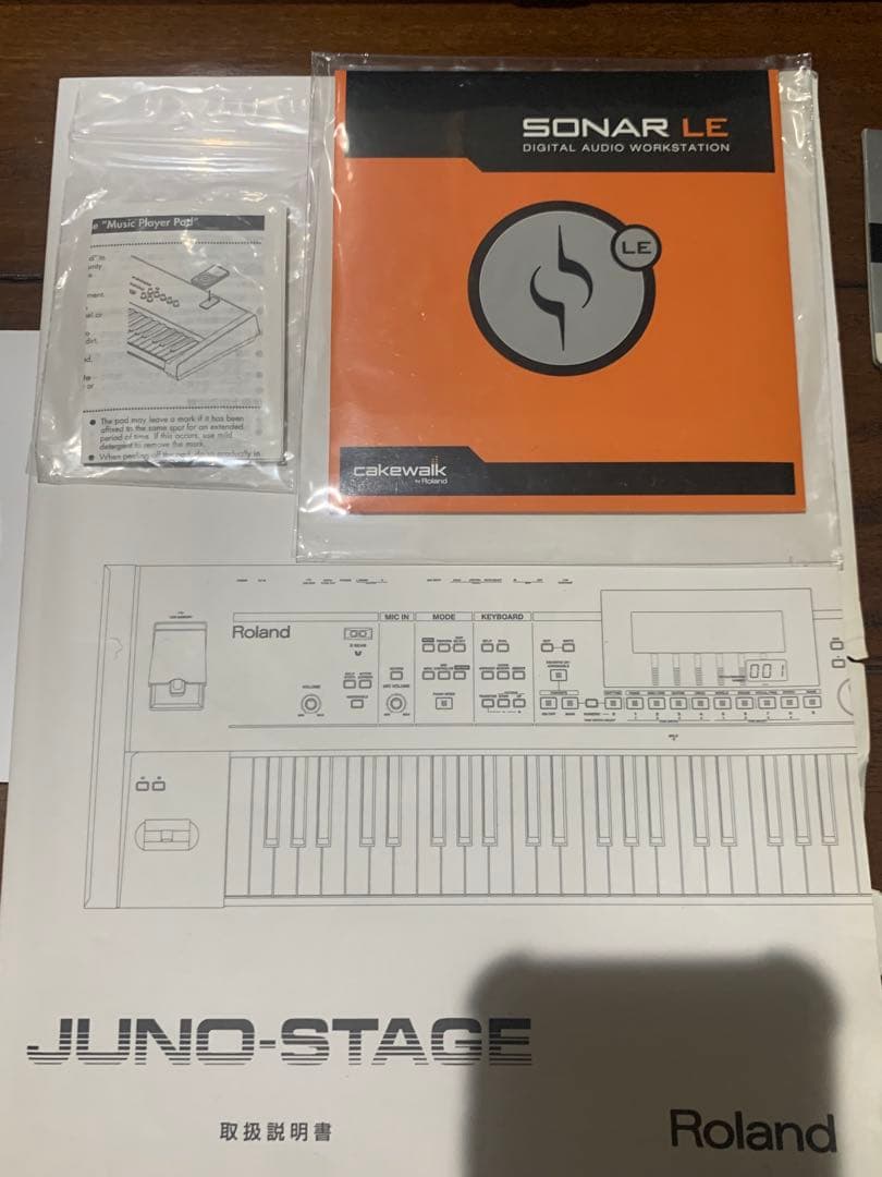 Roland JUNO-STAGE 純正ケース・付属品フルセット シンセサイザー