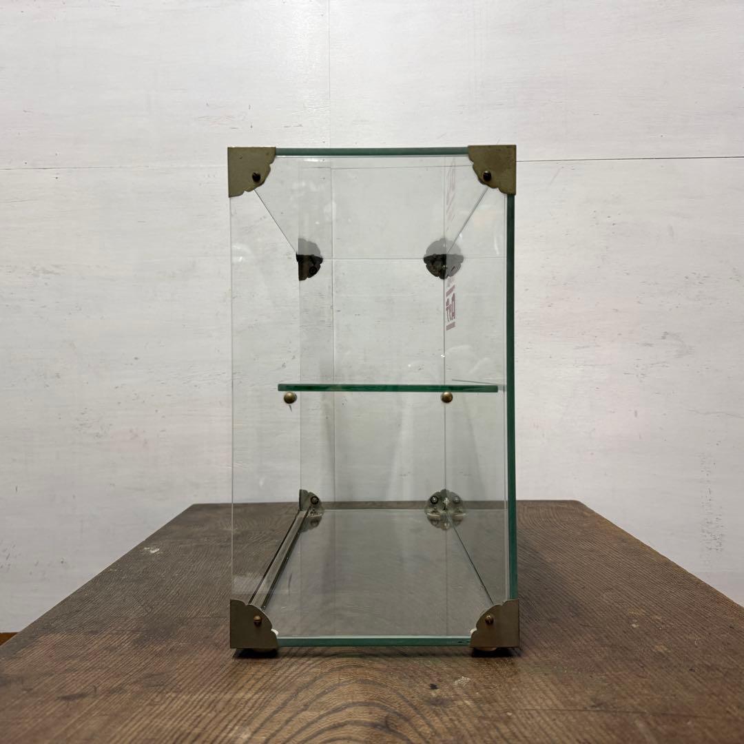 昭和レトロ ガラスケース ロッテ 極小 卓上 アンティーク ショーケース 陳列棚