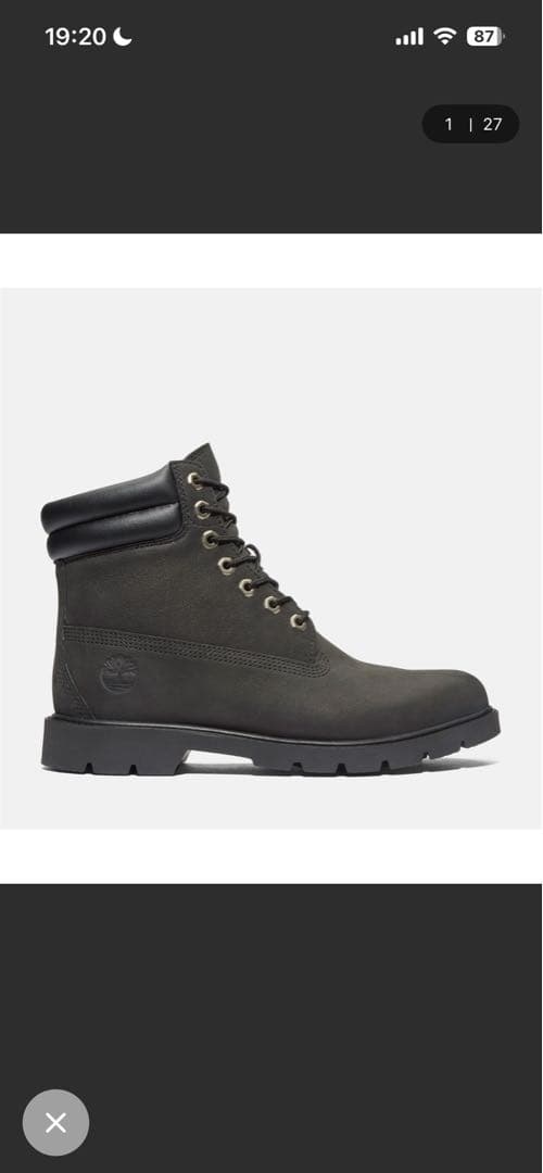 Timberland クラシック ブーツ 27.5cm ブラック