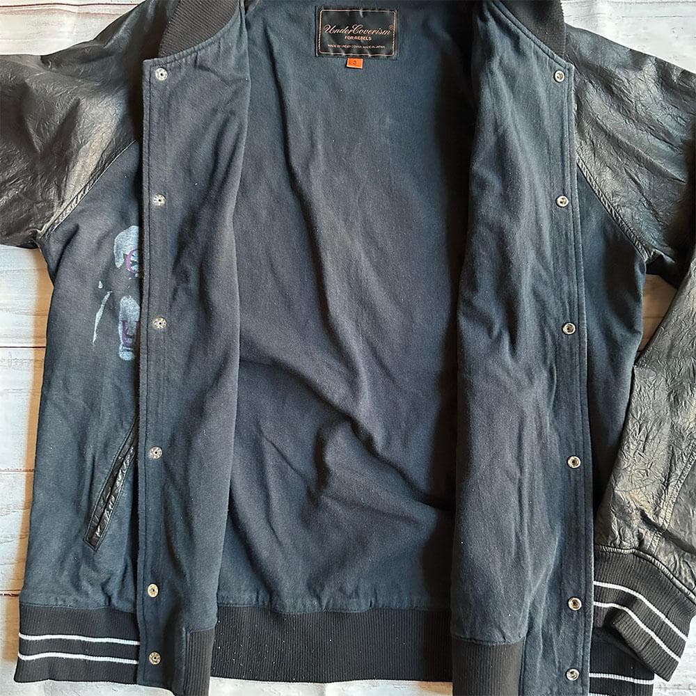 UNDERCOVER 06SS レザー袖スタジャン サイズ3