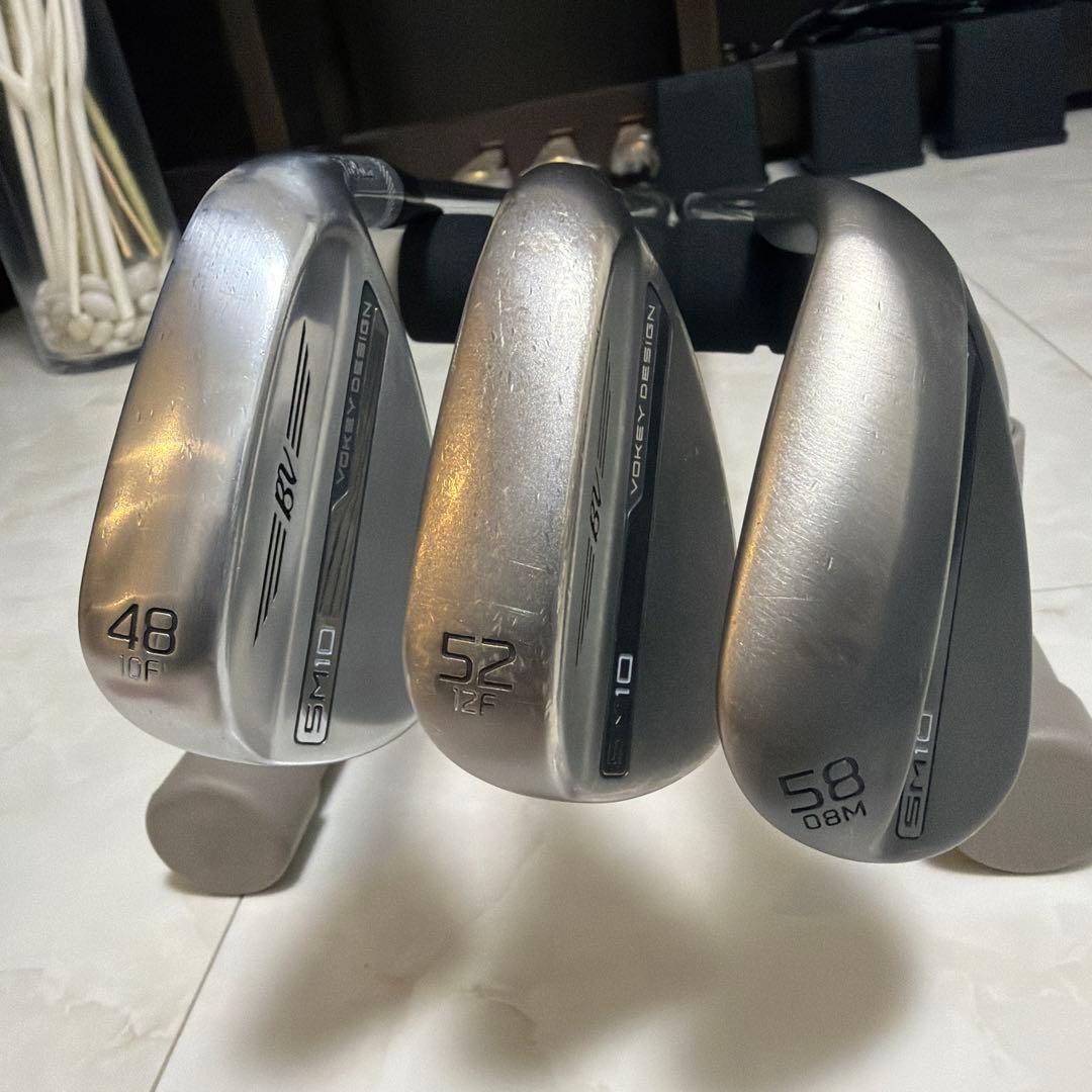 ボーケイVokey SM10 3本セット（48,52,58）