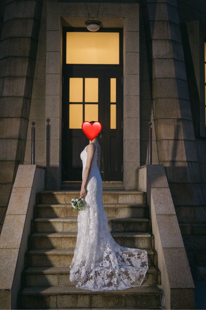 DRESS PRODUCTION 刺繍 総レース ソフトマーメイドドレス