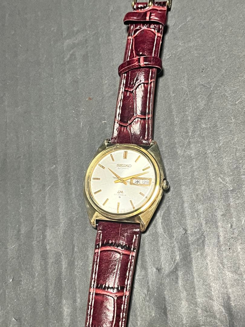★超絶品！バフ磨き済！セイコーロードマチック23石自動巻メンズ腕時計動作良好
