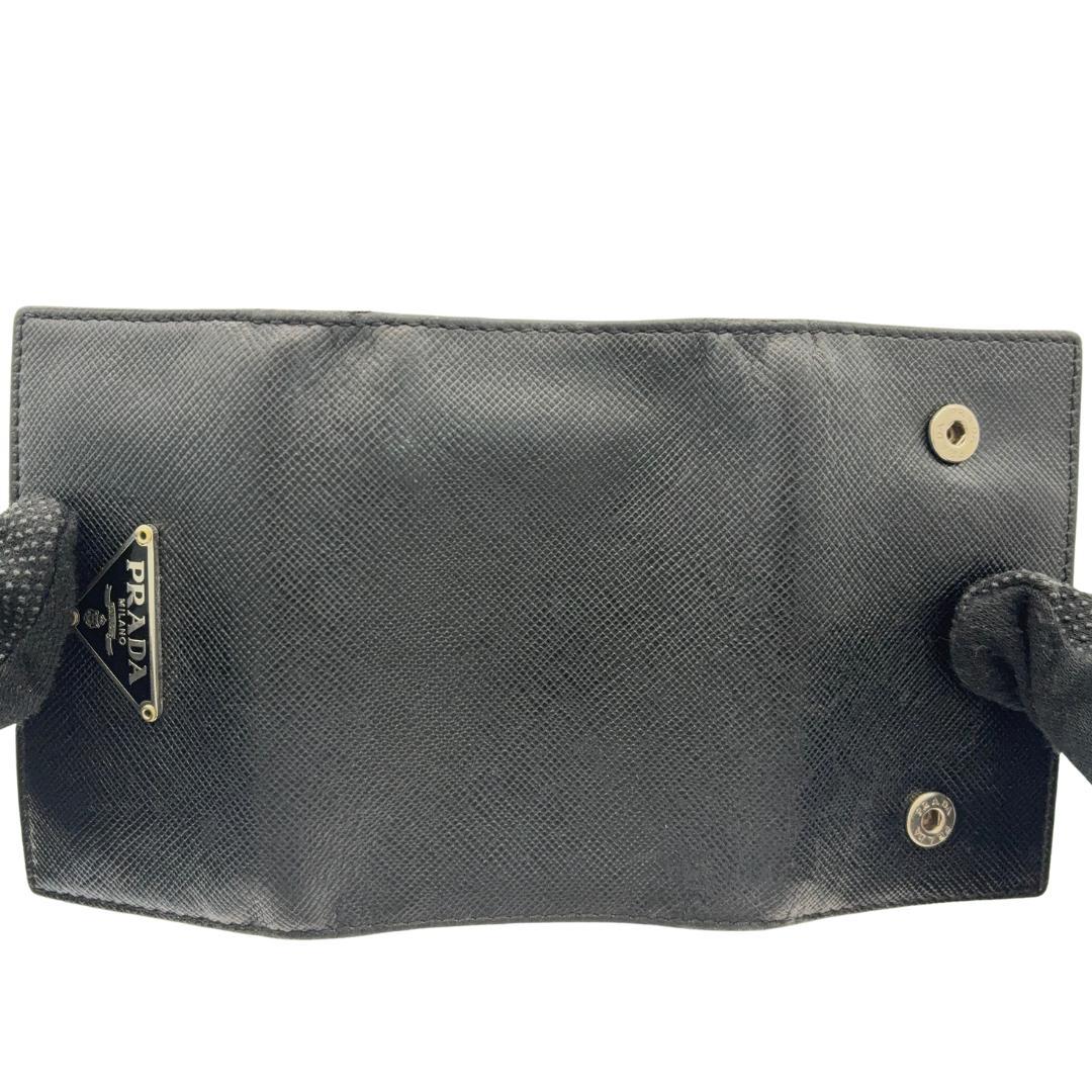 PRADA プラダ キーケース ブラック サフィアーノ