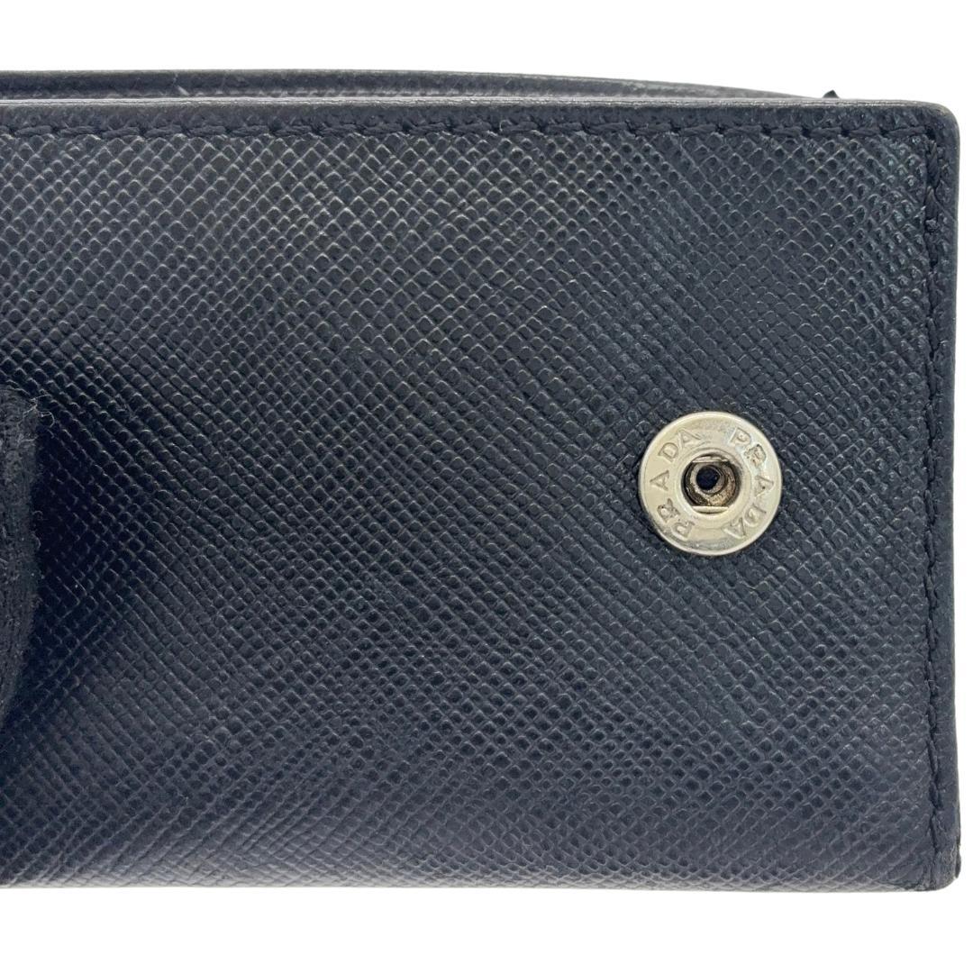 PRADA プラダ キーケース ブラック サフィアーノ