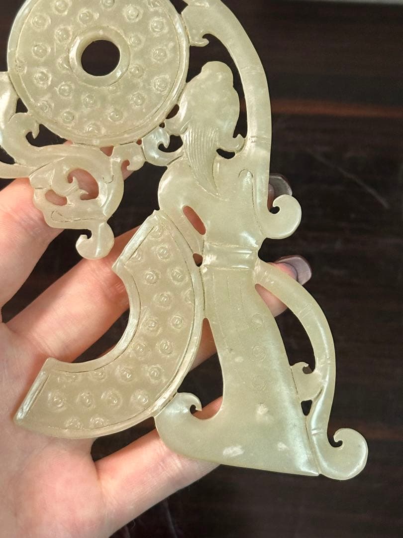 砡雕刻 人物砡雕刻 中國古美術 重 74g