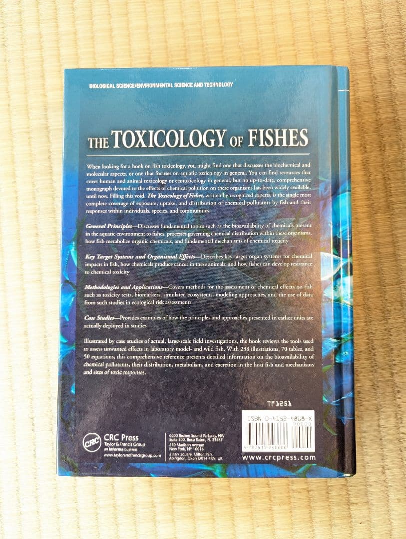 洋書 The toxicology of fishes