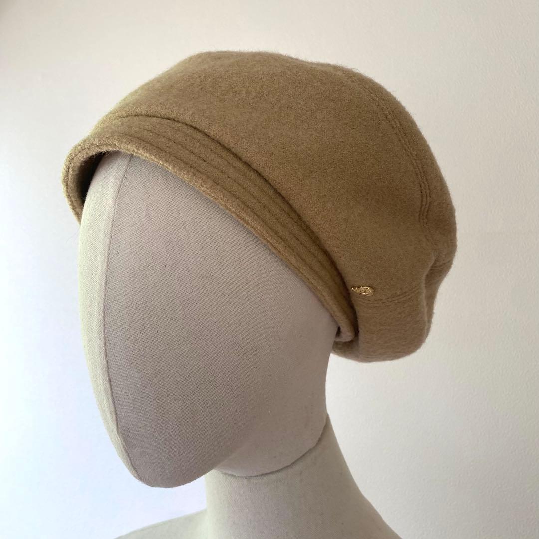 HELENKAMINSKI ベレー帽　ウール　美品 ベージュ