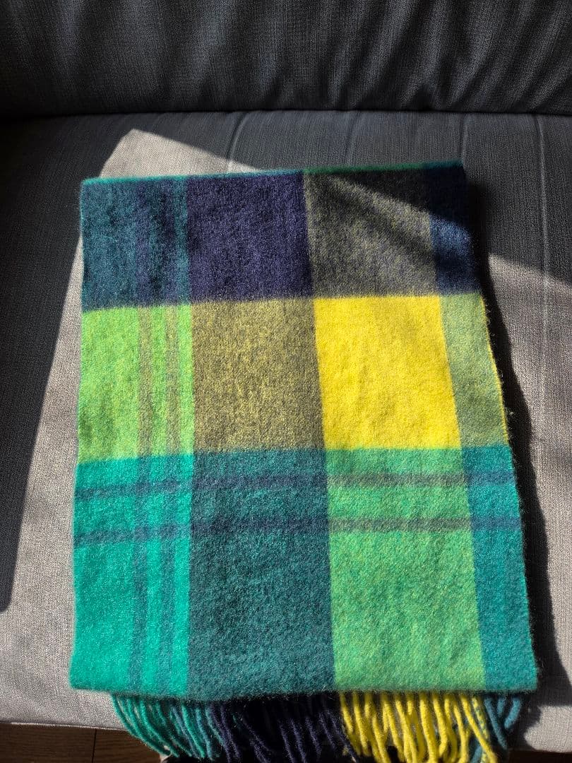 【今季2025秋冬】23区 カシミアチェック柄マフラー