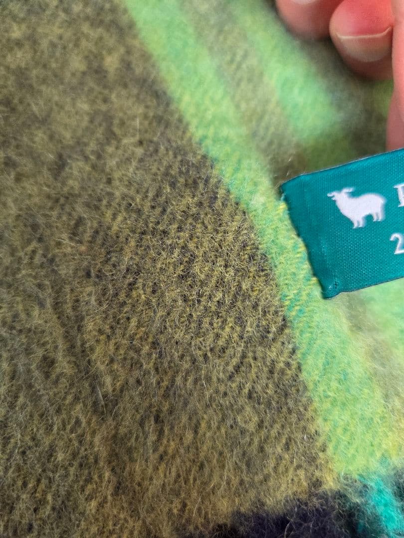 【今季2025秋冬】23区 カシミアチェック柄マフラー