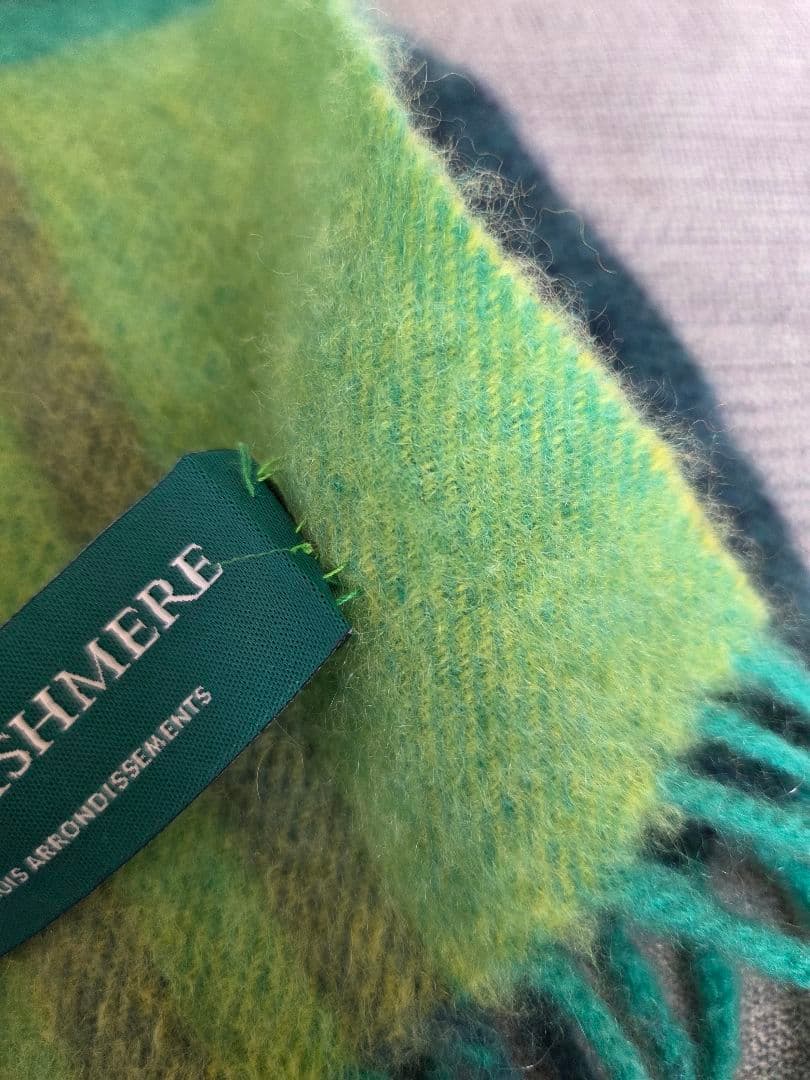 【今季2025秋冬】23区 カシミアチェック柄マフラー