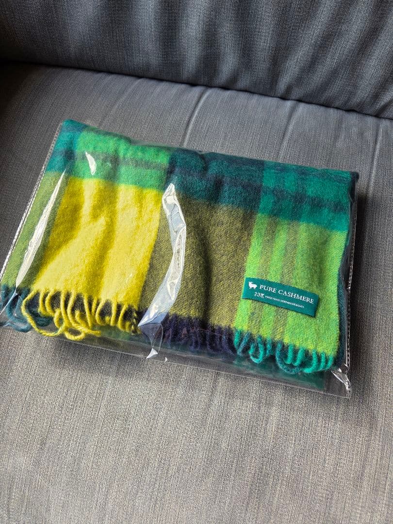 【今季2025秋冬】23区 カシミアチェック柄マフラー