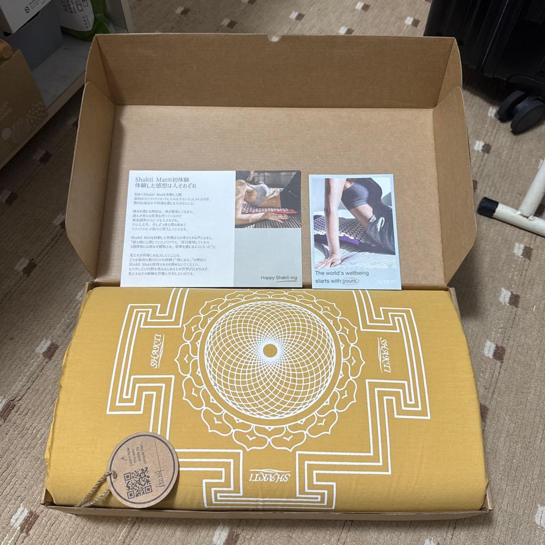 正規品　タグ　箱あり　シャクティ　shakti リラクゼーションマット　レベル1