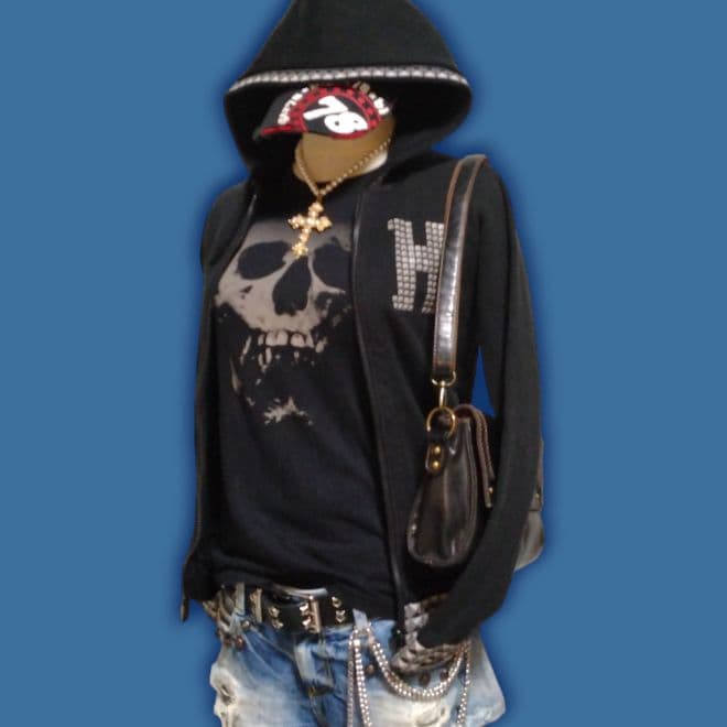 名作 ヒステリックグラマー 激レアスカルベリー 平成ギャル y2k 海外ガール