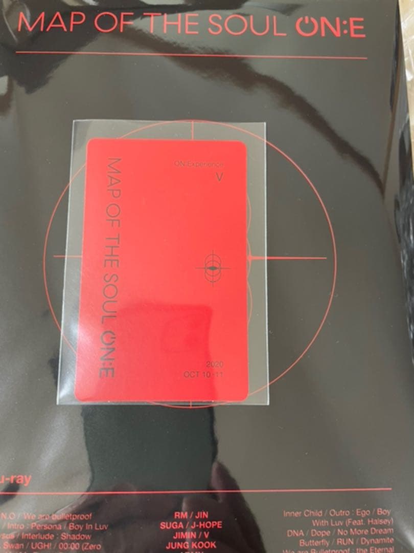 BTS MAP OF THE SOUL ON:E  Blu-ray トレカ　テテ