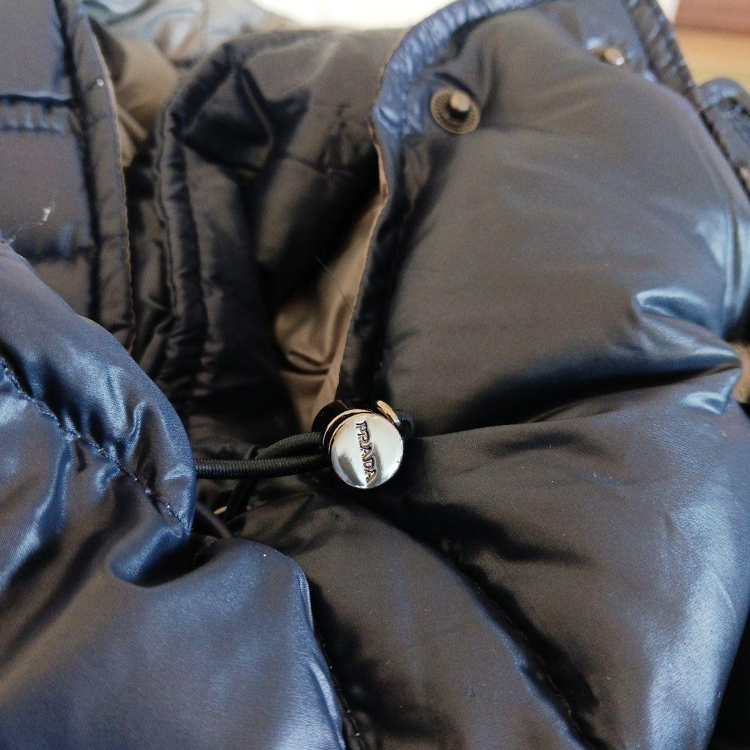 Janie　 PRADAネイビー ダウンジャケット08サイズ