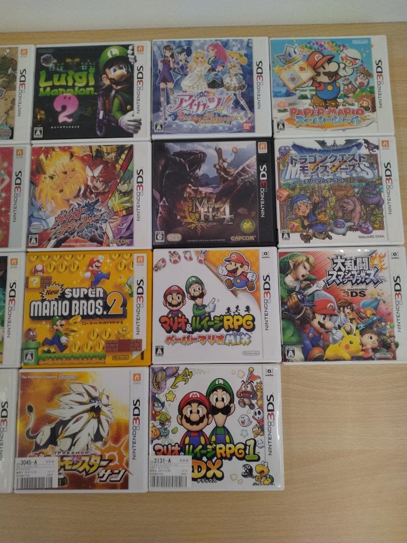 【3DSソフトセット】32本（ケースあり23本＋ケースなし9本）