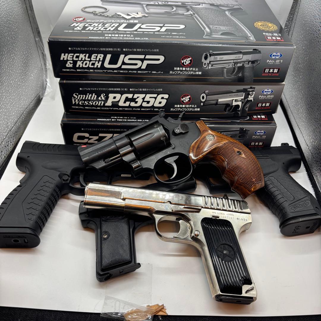 大*工様 【希少品有り】エアガスガンセット 東京マルイ製など9点セットS&W M