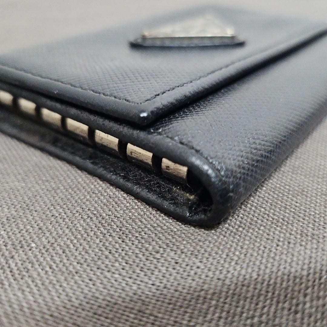 PRADA プラダ サフィアーノレザー 6連キーケース BLACK