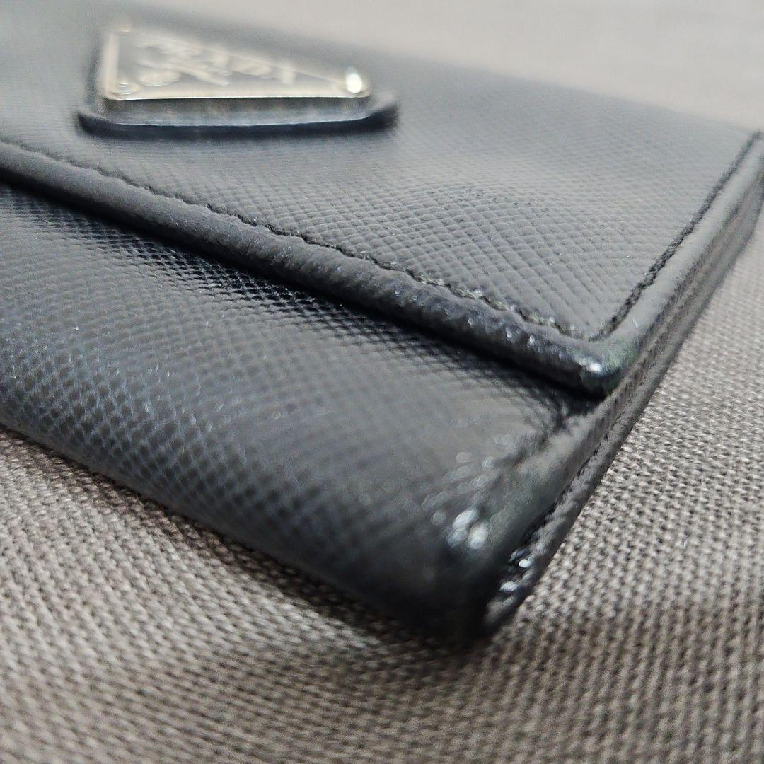 PRADA プラダ サフィアーノレザー 6連キーケース BLACK