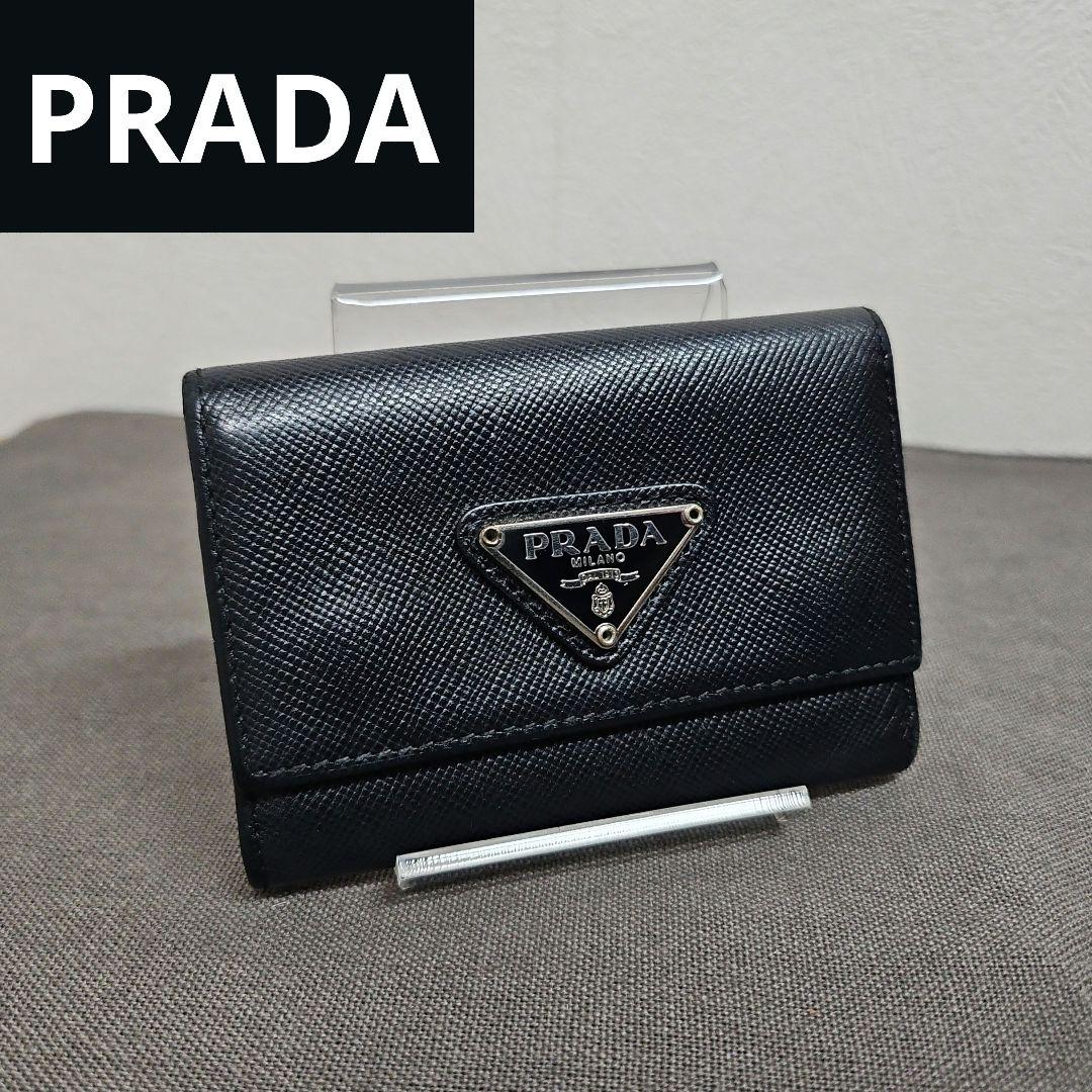 PRADA プラダ サフィアーノレザー 6連キーケース BLACK