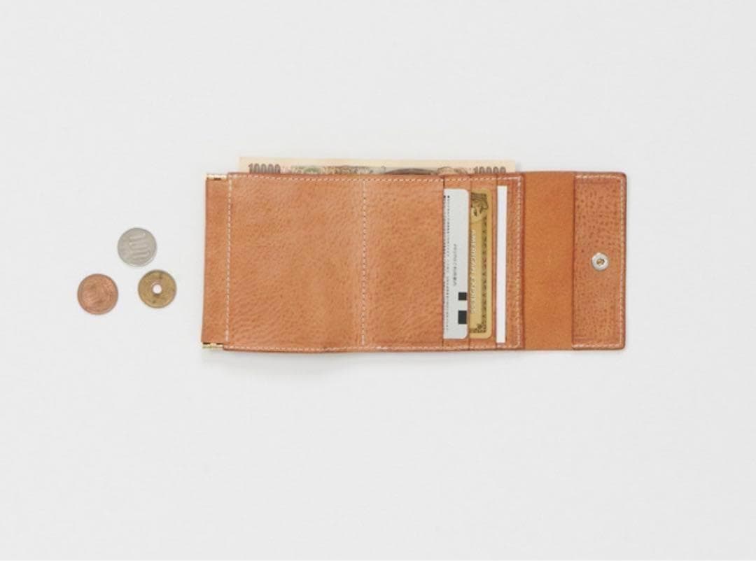 Hender Scheme clasp wallet　 黒　三つ折り　財布