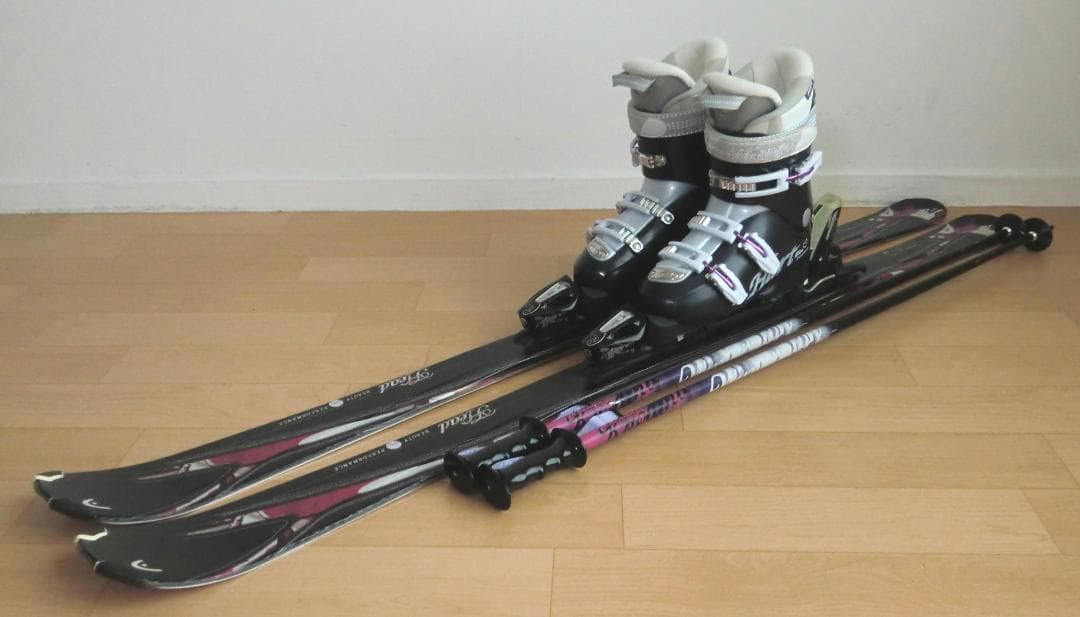 ■■1月限定■送料無料■HEAD■女性用スキーセット■板149靴25■メンテ付■