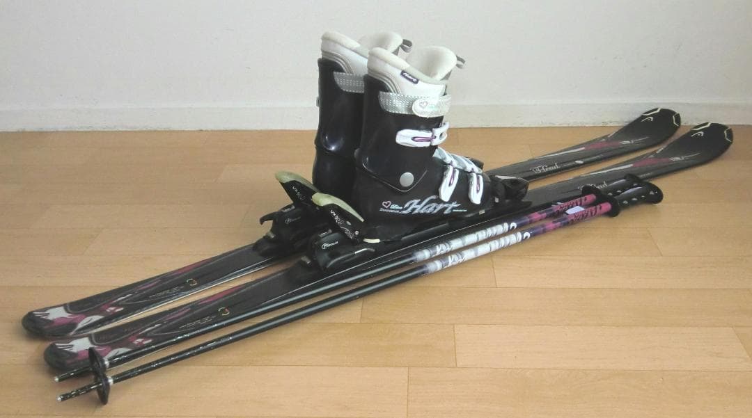 ■■1月限定■送料無料■HEAD■女性用スキーセット■板149靴25■メンテ付■
