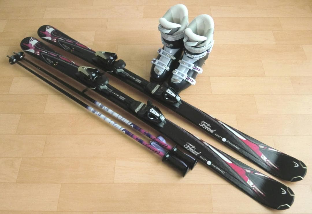 ■■1月限定■送料無料■HEAD■女性用スキーセット■板149靴25■メンテ付■