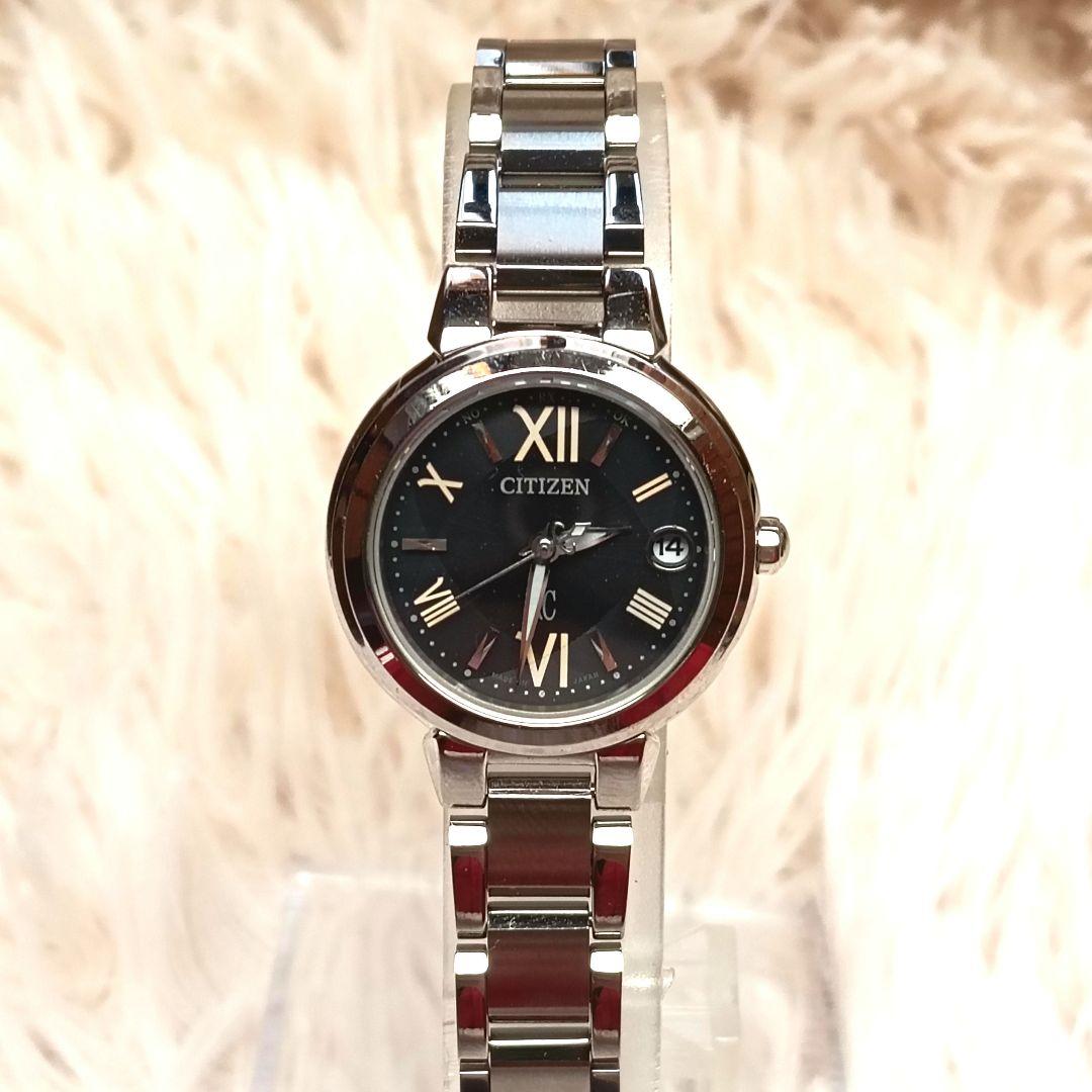 ★稼働品★ CITIZEN シチズン xC クロスシー 電波ソーラー デイト