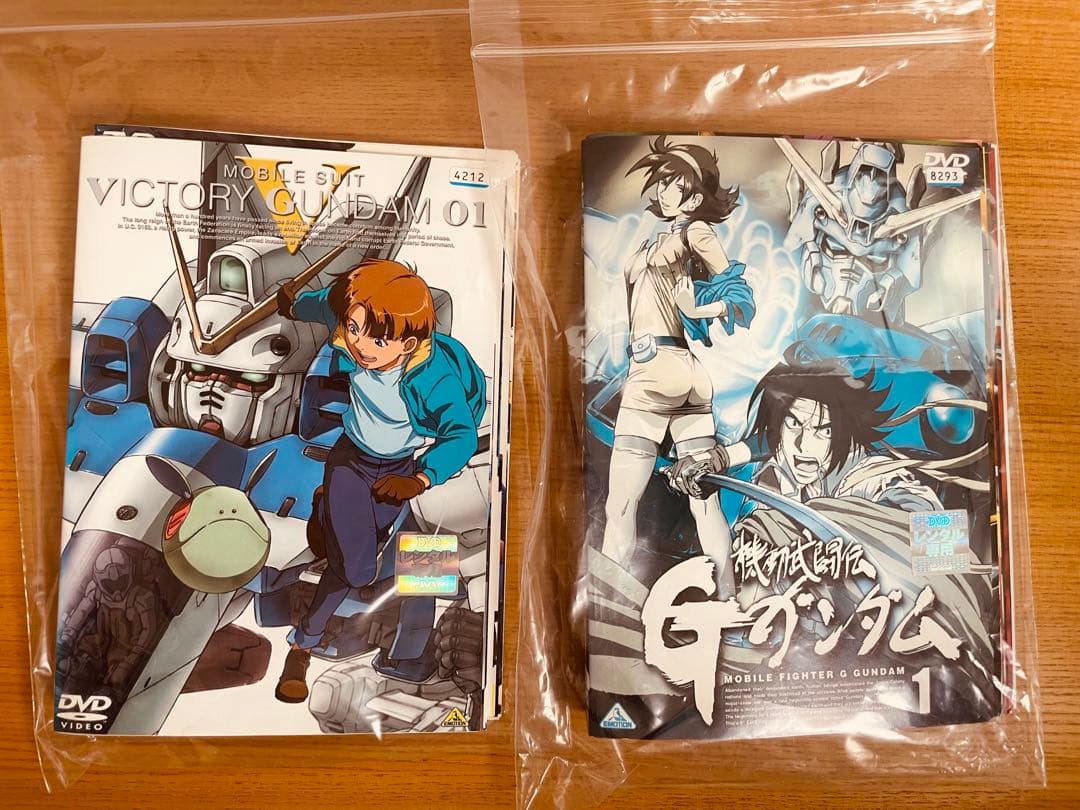 【レンタル落ち】機動戦士Vガンダム＆機動武闘伝Gガンダム DVD 全巻セット