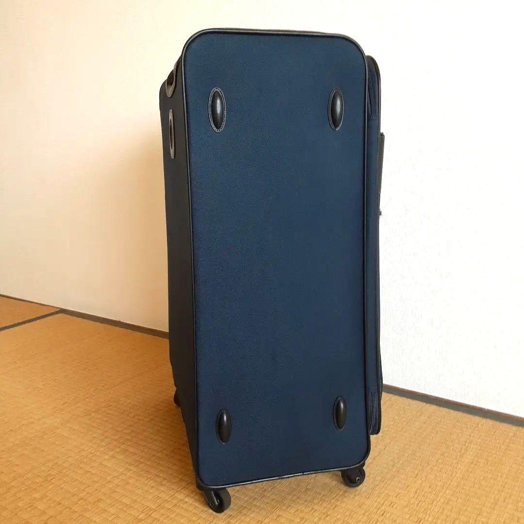 ACE.ネイビー 大型キャリーケース 4輪