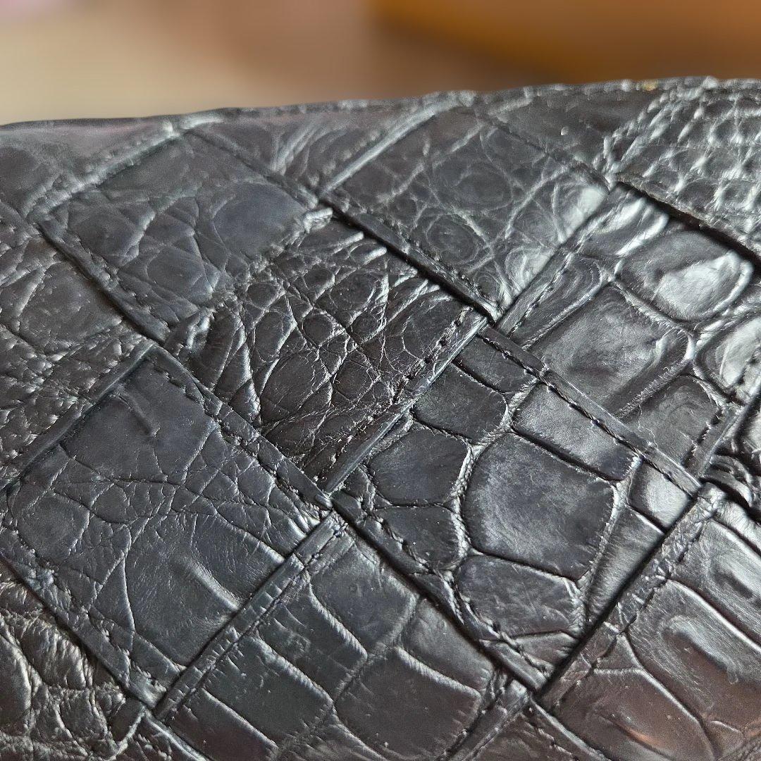 お宝ポーチ長野いづみ　クロコ長財布開運引き寄せ