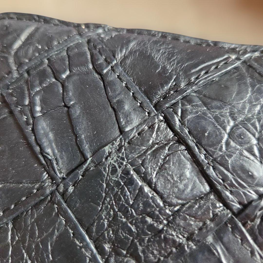 お宝ポーチ長野いづみ　クロコ長財布開運引き寄せ