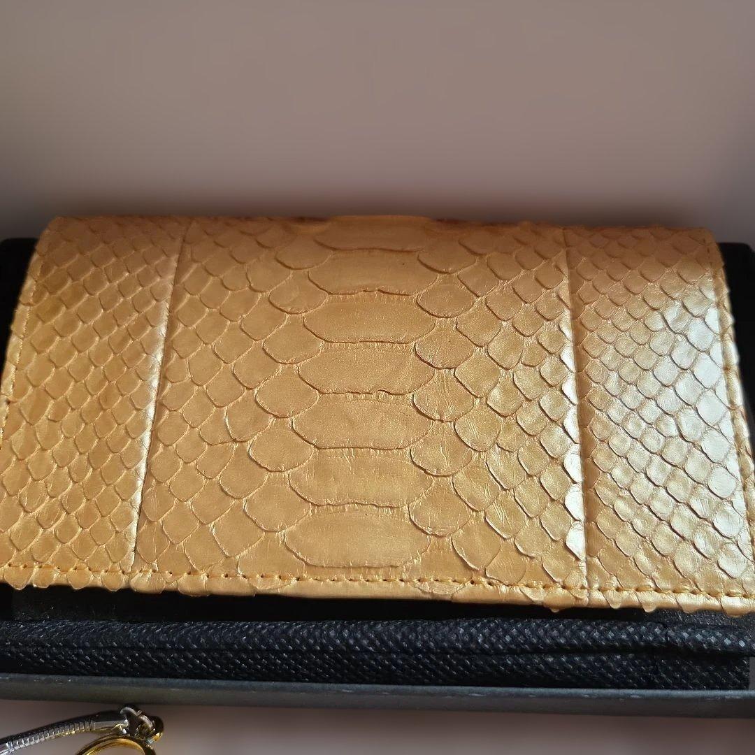 お宝ポーチ長野いづみ　クロコ長財布開運引き寄せ