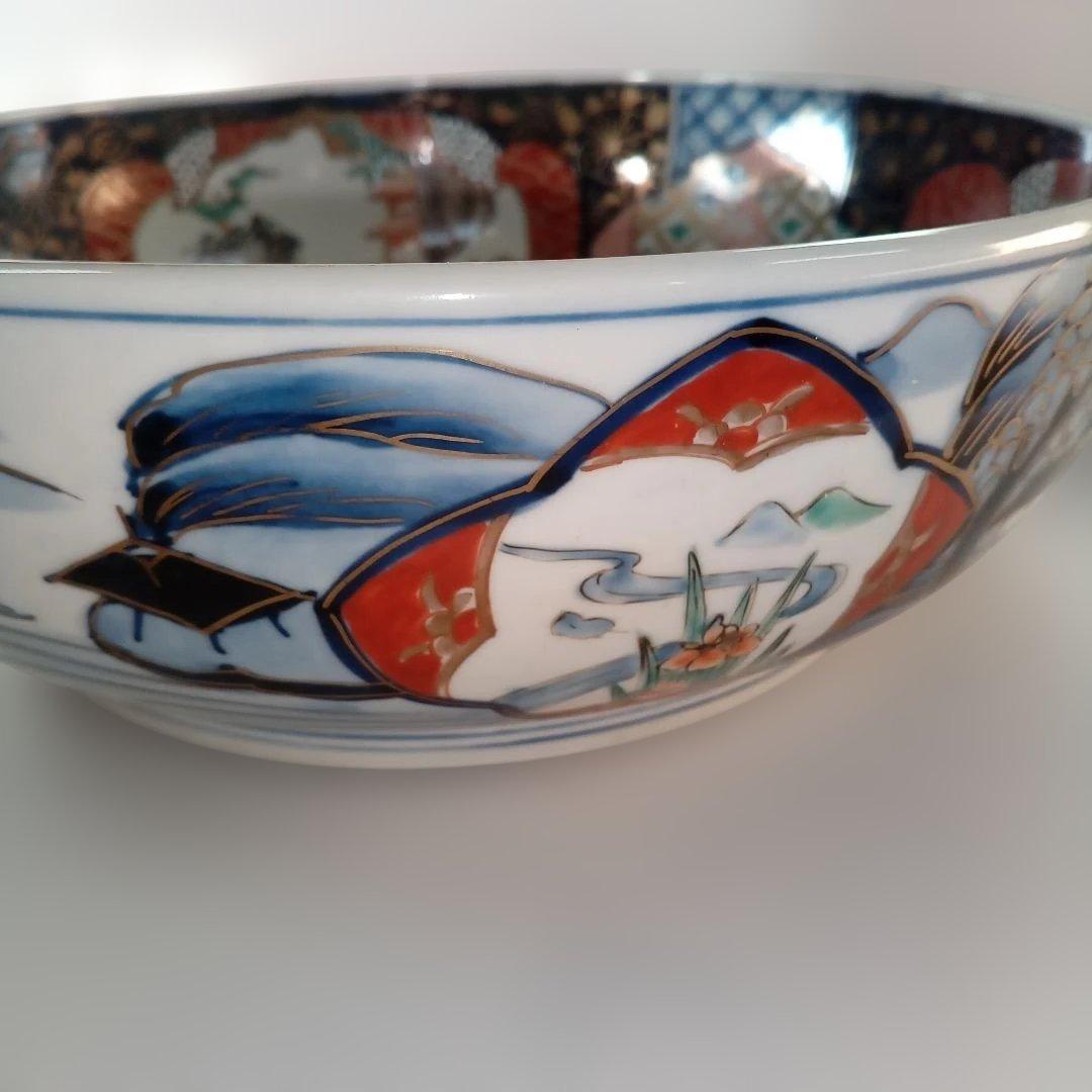 古伊万里　金彩 色絵 錦鉢 ボウルセット