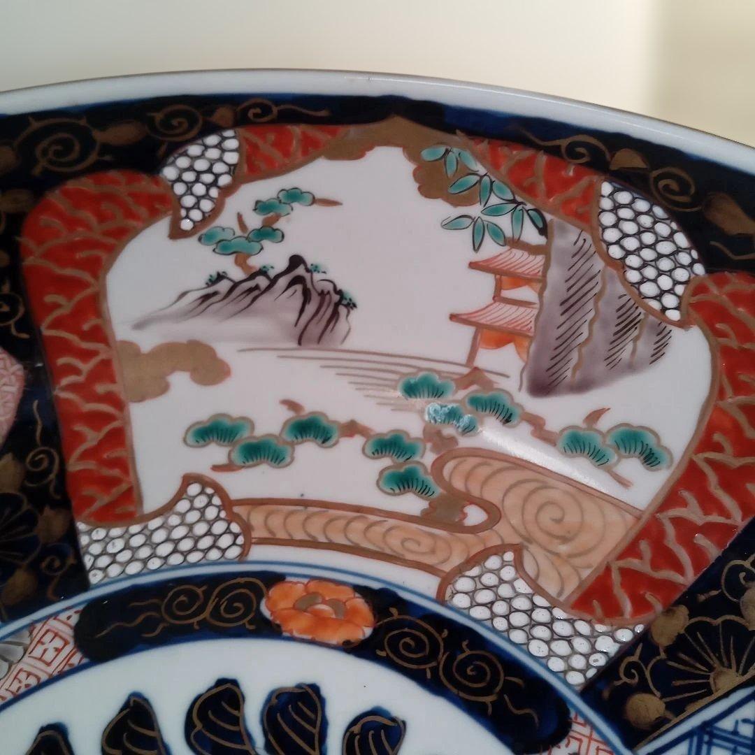 古伊万里　金彩 色絵 錦鉢 ボウルセット