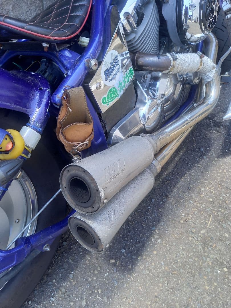 YAMAHA　ドラッグスター400 スーパートラップマフラー